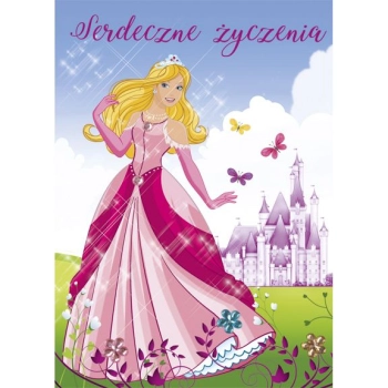 Kartka składana Pol-mak Imieniny B6 (B6LUX)