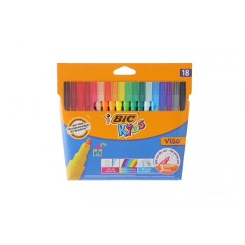 Flamaster Bic Kids Visa 18 3270220002765 18 kol. (8886811)