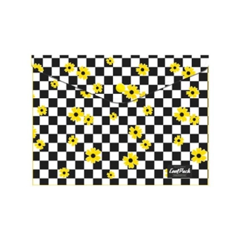 Teczka plastikowa na guzik Patio Chess flow A4 kolor: mix (30711CP)