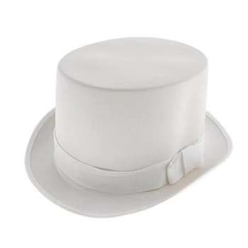Akcesoria do kostiumów Godan CYLINDER BIAŁY GŁADKI (CBIGL-YH)