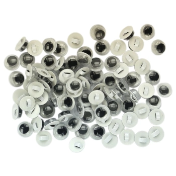 Oczka Titanum Craft-Fun Series do przyszywania 8mm 100 szt
