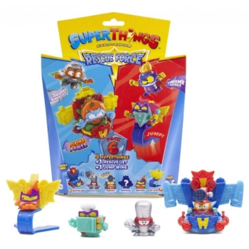 Figurka Orbico Sp. Z O.o. SUPER THINGS RESCUE FORCE 4 figurki + 2 pojazdy (PST10B416IN00)