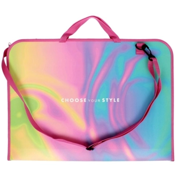 Teczka plastikowa na suwak Biurfol A3 kolor: mix (TER-01-04)