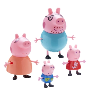 Figurka Tm Toys Świnka Peppa zestaw 4 szt. (PEP06060)