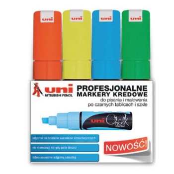 Marker suchościeralny Uni POSCA, mix okrągła końcówka