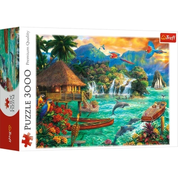 Puzzle Trefl Życie na wyspie 3000 elementów 3000 el. (33072)