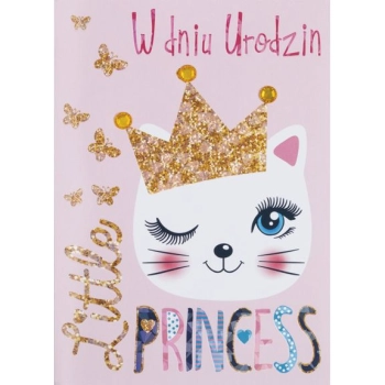 Kartka składana Pol-mak Imieniny B6 (B6LUX)