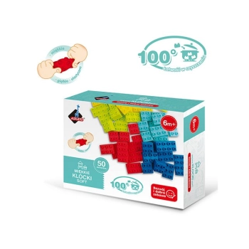 Klocki pozostałe Askato Soft 50 elementów