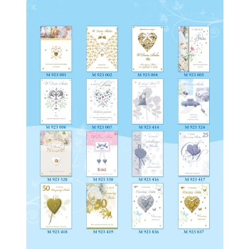 Kartka składana Artis collage Inspiracja M / INS / INE B6 [mm:] 116x166