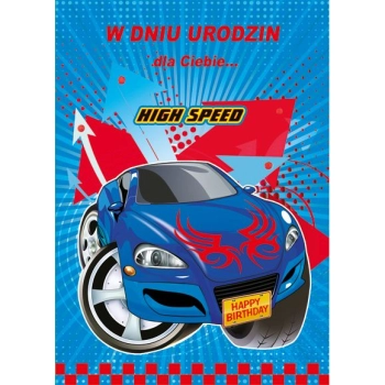 Kartka składana Pol-mak Imieniny B6 (B6LUX)