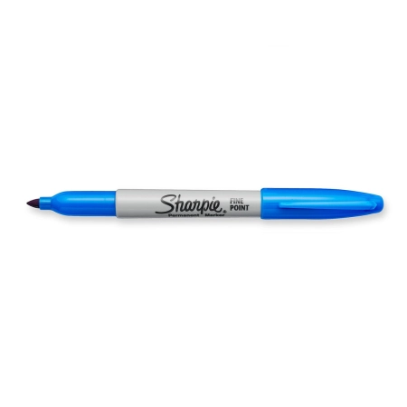 Marker permanentny wkład niebieski okrągła/ścięta końcówka Paper Mate