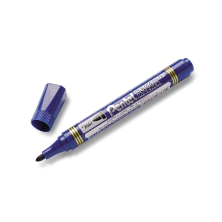 Marker permanentny wkład niebieski 1,5mm okrągła końcówka Pentel