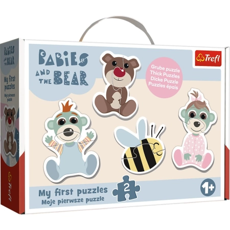 Puzzle Bobaski I Miś Baby  classic Trefl (36139)