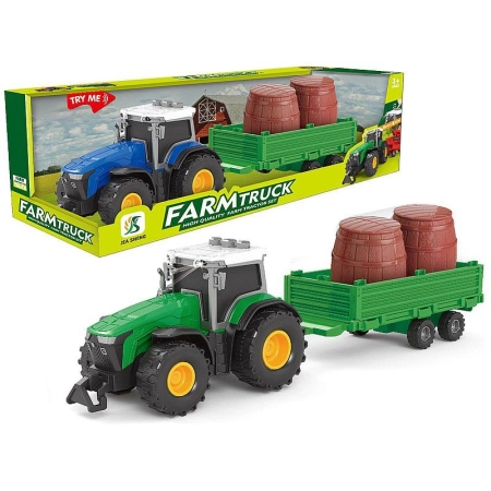 Traktor z przyczepą, światło, dźwięk Adar (582668)