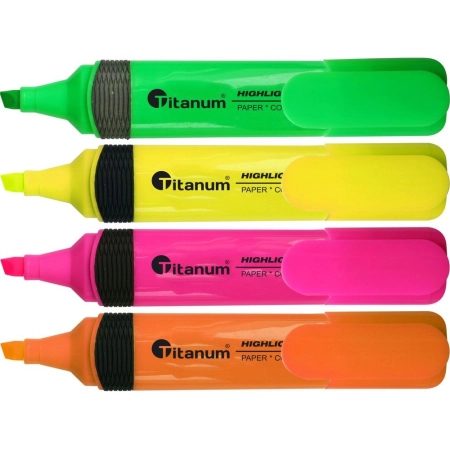 Zakreślacz Highlighter wkład mix 1,0-5,0mm Titanum (CLC1190)