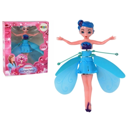 Lalka Latająca Wróżka Niebieska Sterowana Ręką [mm:] 180 Lean (20263)