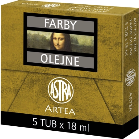 Farba olejna kolor: czerwony 18ml 1 kolor. Artea (83410955)