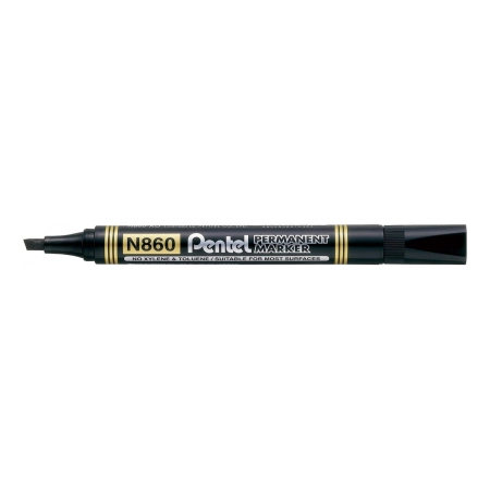 Marker permanentny wkład czarny 1,2-4,5mm ścięta końcówka Pentel (N860)
