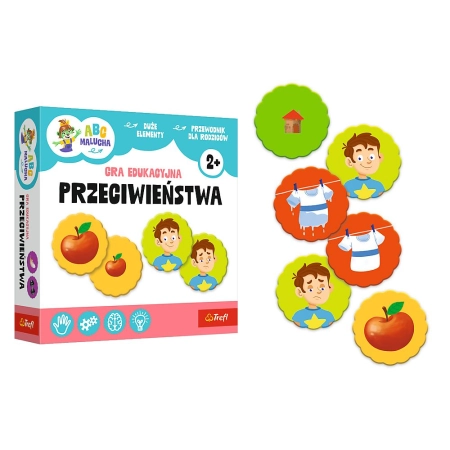 Gra edukacyjna ABC Malucha Przeciwieństwa Trefl (02908)