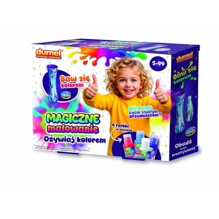 Zestaw kreatywny dla dzieci MAGICZNE MALOWANIE OŻYWIAJ KOLOREM Dumel (DD30616)