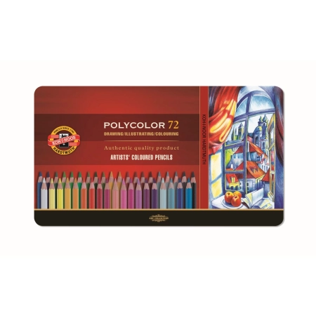 Kredki ołówkowe Polycolor 72 kol. Koh-I-Noor (3827)