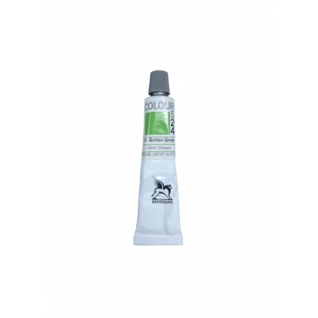 Farba akrylowa kolor: zieleń żółtawa 20ml Renesans (24)