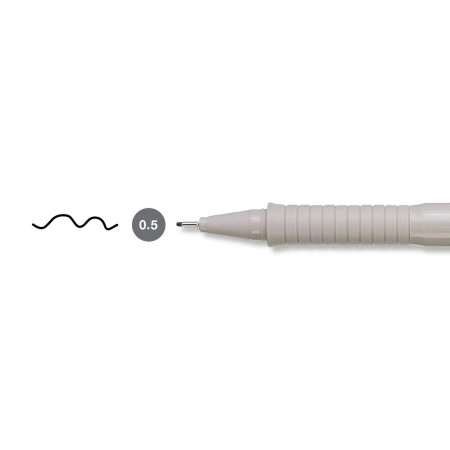 Cienkopis kreślarski Ecco Pigment wkład czarny 0,5mm 1kol. Faber Castell (FC166599)