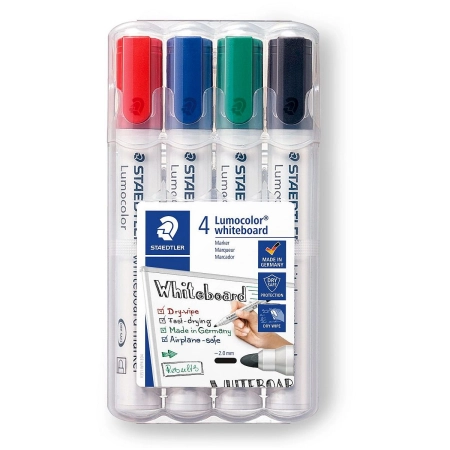Marker suchościeralny wkład 4 kolory Staedtler