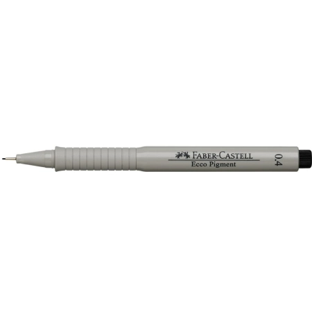 Cienkopis kreślarski Ecco Pigment wkład czarny 0,4mm 1kol. Faber Castell (FC166499)