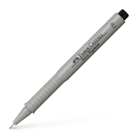 Cienkopis kreślarski Ecco Pigment wkład czarny 0,1mm 1kol. Faber Castell (FC166199)