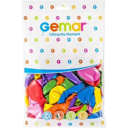 Balon gumowy Pastelowe pastelowy 100 szt mix pastelowy 10cal Godan (g90/80)