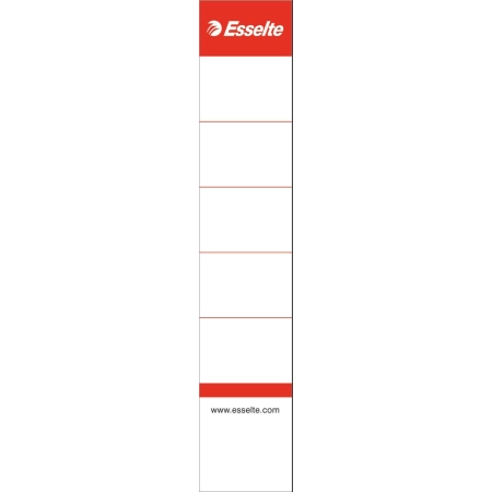 Etykiety opisowe do segregatora biały [mm:] 30x158 Esselte (810811)