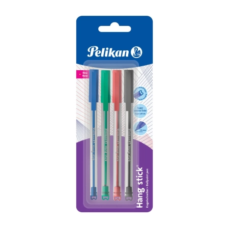 Długopis standardowy Hang Stick K86 wkład mix 1,0mm Pelikan (400197455)