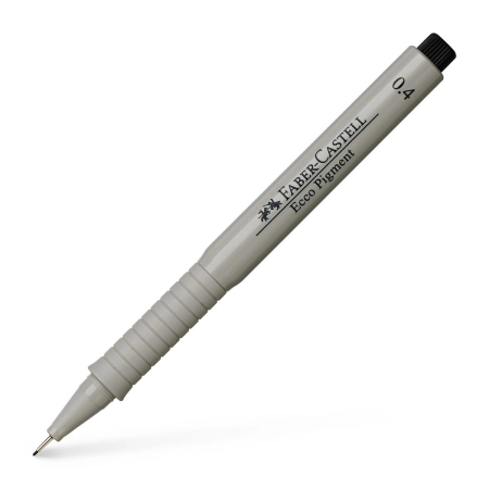 Cienkopis kreślarski Ecco Pigment wkład czarny 0,4mm 1kol. Faber Castell (FC166499)