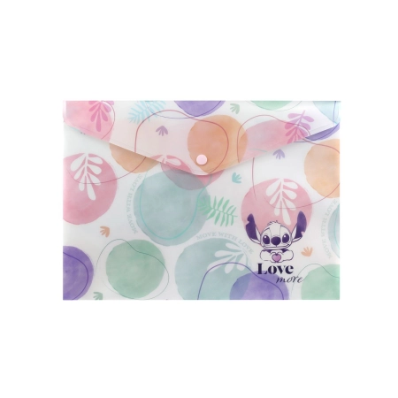 Teczka plastikowa na zatrzask Stitch A4 mix Patio (75149PTR)