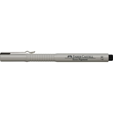 Cienkopis kreślarski Ecco Pigment wkład czarny 0,7mm 1kol. Faber Castell (FC166799)