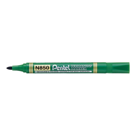 Marker permanentny wkład zielony 1,5mm okrągła końcówka Pentel