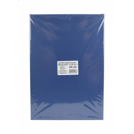 Papier kolorowy A4 granatowy 100k. 80g Protos