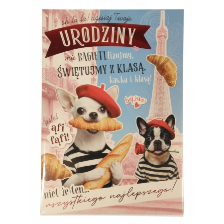 Kartka składana KARNET GIGANT NOWY Kukartka