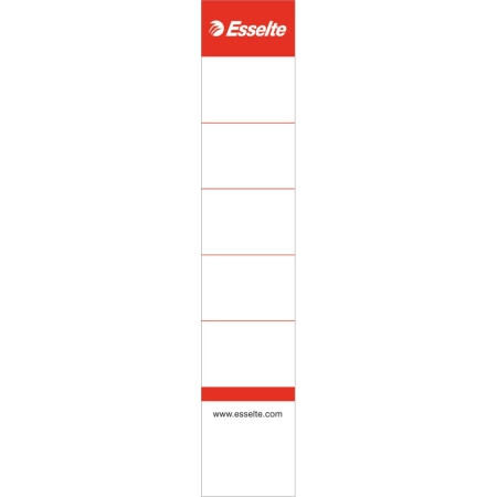 Etykiety opisowe do segregatora biały [mm:] 30x158 Esselte (810811)