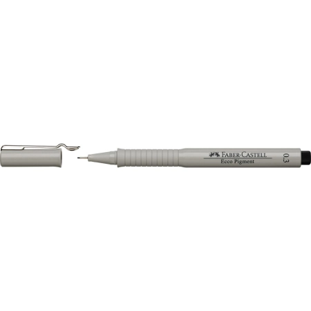 Cienkopis kreślarski Ecco Pigment wkład czarny 0,3mm 1kol. Faber Castell (FC166399)
