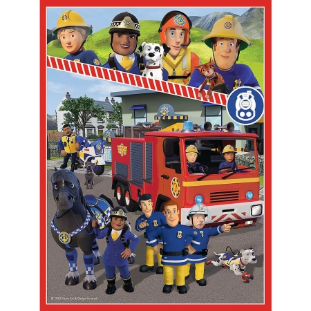Puzzle Strażak Sam 2w1 el. Trefl (93334)