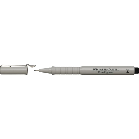 Cienkopis kreślarski Ecco Pigment wkład czarny 0,4mm 1kol. Faber Castell (FC166499)