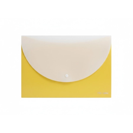Teczka plastikowa na zatrzask RIO ŻÓŁTA 5902315578074 A4 żółta 180 mic. Deli (E38977_YELLOW)