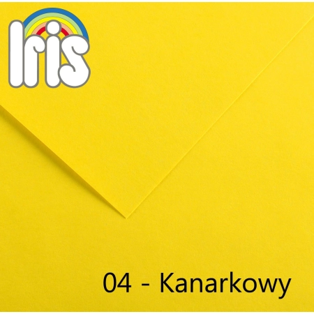 Brystol Iris 04 A3 kanarkowy 185g 50k [mm:] 297x420 Canson (200040183)