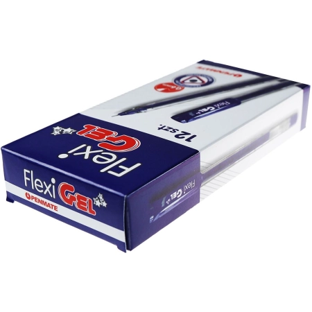 Długopis FLEXI GEL żelowy niebieski wkład czerwony 0,6mm Penmate (TT8500)