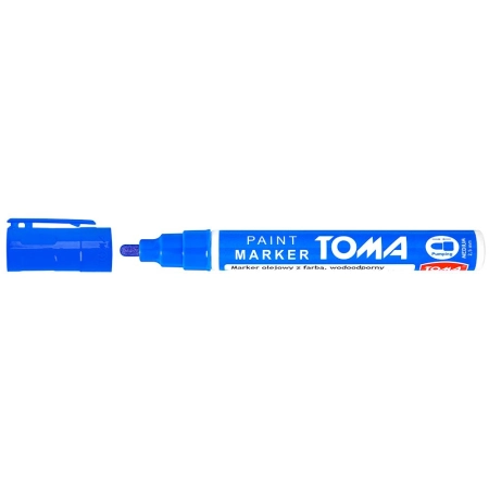 Marker olejowy wkład niebieski 2,5mm okrągła końcówka Toma (TO-440 1 2)