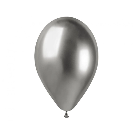 Balon gumowy 5 szt. srebrny 330mm 13cal Godan (GB120/89/5)