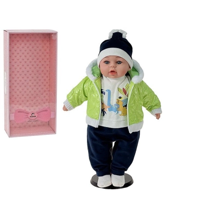 Lalka bobas z polskim głosem, śpiewa i mówi po polsku; BOX [mm:] 450 Adar (616257)