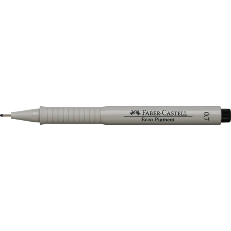 Cienkopis kreślarski Ecco Pigment wkład czarny 0,7mm 1kol. Faber Castell (FC166799)
